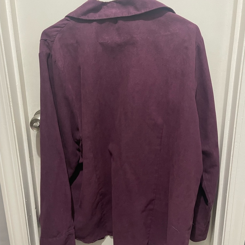 Suede button down - Picture 2 of 4